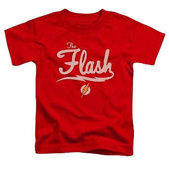 Justice League of America Old School Flash Short Sleeve Toddler T-Shirt