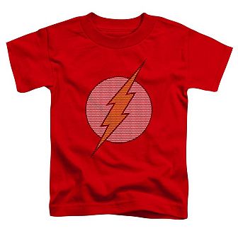 DC Comics Flash Flash Little Logos Short Sleeve Toddler T-Shirt