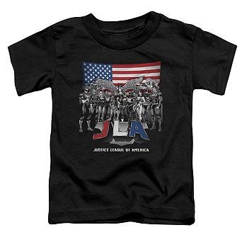 Justice League of America All American League Short Sleeve Toddler T-Shirt