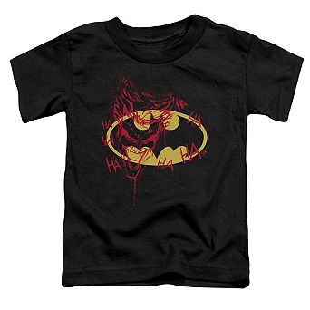 Batman Joker Graffiti Short Sleeve Toddler T-Shirt