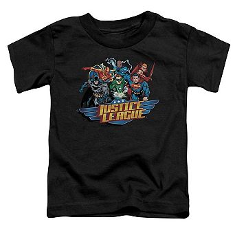 Justice League of America Ready To Fight Short Sleeve Toddler T-Shirt