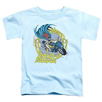 DC Comics Batgirl Motorcycle Short Sleeve Toddler T-Shirt