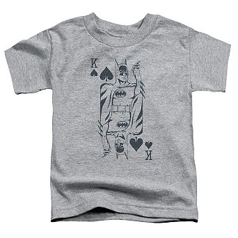 DC Comics Bat Card Short Sleeve Toddler T-Shirt