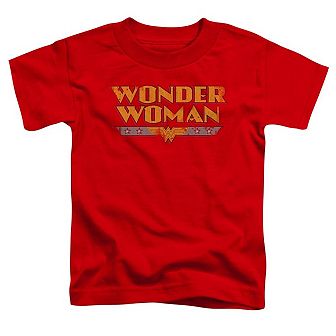 DC Comics Wonder Woman Logo Short Sleeve Toddler T-Shirt