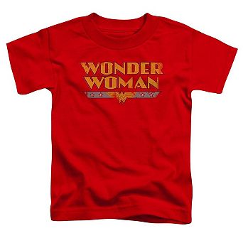 DC Comics Wonder Woman Logo Short Sleeve Toddler T-Shirt