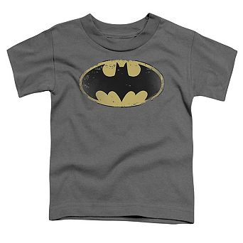 Batman Distressed Shield Short Sleeve Toddler T-Shirt