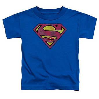 Superman Action Shield Short Sleeve Toddler T-Shirt