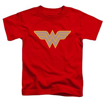 DC Comics Wonder Woman Logo Short Sleeve Toddler T-Shirt