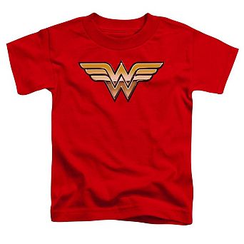 Justice League of America Golden Short Sleeve Toddler T-Shirt