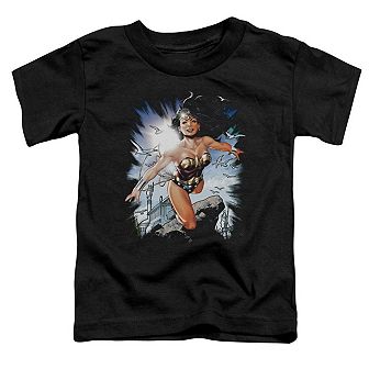 Justice League of America Of Themyscira Short Sleeve Toddler T-Shirt