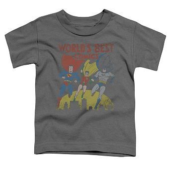 Justice League of America Worlds Best Short Sleeve Toddler T-Shirt