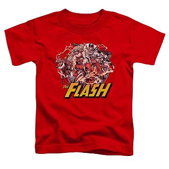 Justice League of America Flash Family Short Sleeve Toddler T-Shirt
