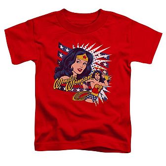 Dco Pop Art Wonder Woman Short Sleeve Toddler T-Shirt