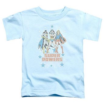 DC Comics Super Powers X3 Short Sleeve Toddler T-Shirt
