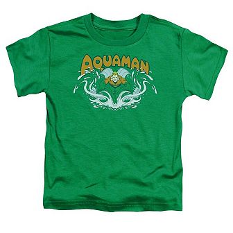 DC Comics Aquaman Splash Short Sleeve Toddler T-Shirt