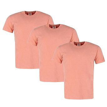 CTM Men's Comfort Colors Dyed Short Sleeve T-Shirt (Set of 3)