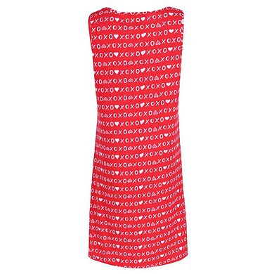 5 More Minutes Women's Hugs Kisses Sleeveless Nightshirt