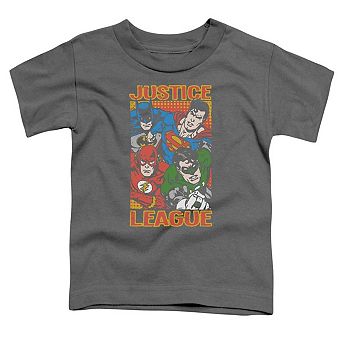 Justice League of America Hero Mashup Short Sleeve Toddler T-Shirt