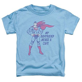 DC Comics Wears A Cape Short Sleeve Toddler T-Shirt
