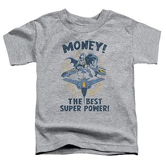 DC Comics Money Short Sleeve Toddler T-Shirt