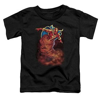 Justice League of America Tornado Cloud Short Sleeve Toddler T-Shirt