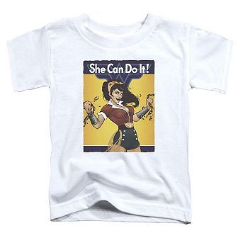Justice League of America Wonder Woman shell Short Sleeve Toddler T-Shirt
