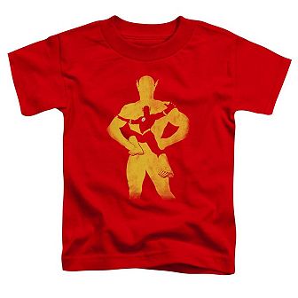 Justice League of America Flash Knockout Short Sleeve Toddler T-Shirt