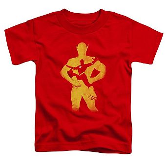 Justice League of America Flash Knockout Short Sleeve Toddler T-Shirt