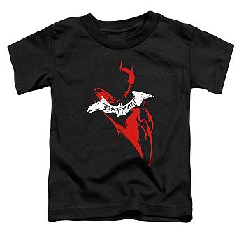 The Batman Hand Drawn Silhouette Short Sleeve Toddler T-Shirt