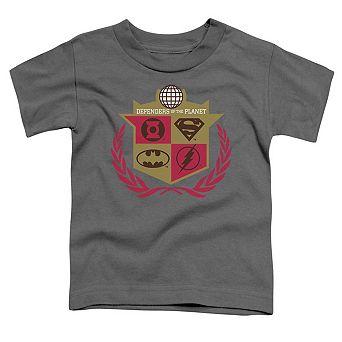 Justice League of America Defenders Short Sleeve Toddler T-Shirt
