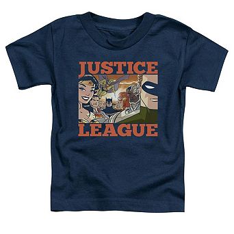 Justice League of America New Dawn Group Short Sleeve Toddler T-Shirt