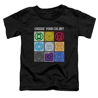 DC Comics Choose Your Color Short Sleeve Toddler T-Shirt
