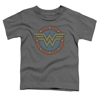 DC Comics Wonder Woman Vintage Emblem Short Sleeve Toddler T-Shirt