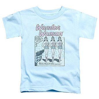 DC Comics Multiple Wonder Woman Short Sleeve Toddler T-Shirt