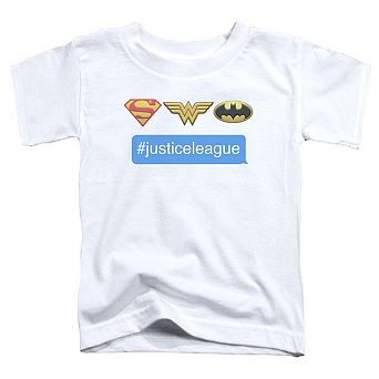 DC Comics Hashtag Justice League of America Short Sleeve Toddler T-Shirt