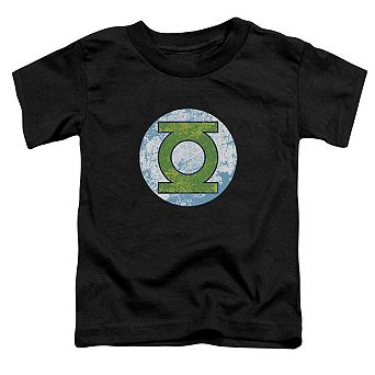 DC Comics Gl Neon Distress Logo Short Sleeve Toddler T-Shirt