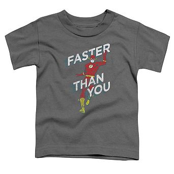 DC Comics Flash Faster Than You Short Sleeve Toddler T-Shirt