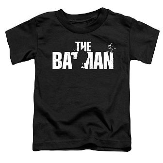 The Batman Silhouette Title Short Sleeve Toddler T-Shirt