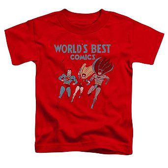 Justice League of America Worlds Best Short Sleeve Toddler T-Shirt