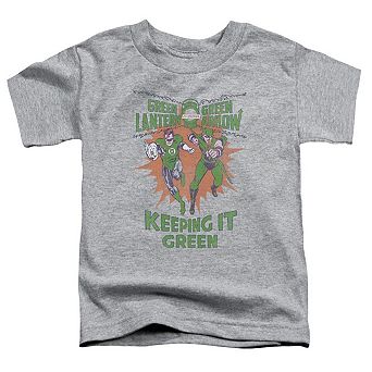 Green Lantern Keeping It Green Short Sleeve Toddler T-Shirt