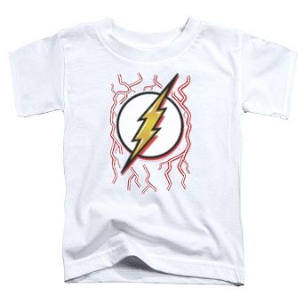 DC Comics Flash Airbrush Bolt Short Sleeve Toddler T-Shirt