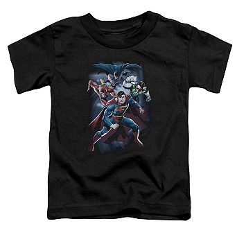 Justice League of America Cosmic Crew Short Sleeve Toddler T-Shirt