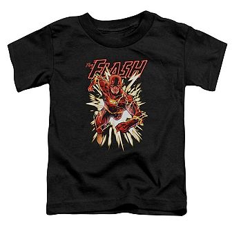 Justice League of America Flash Glow Short Sleeve Toddler T-Shirt
