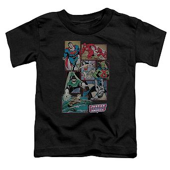 DC Comics Justice League Boxes Short Sleeve Toddler T-Shirt