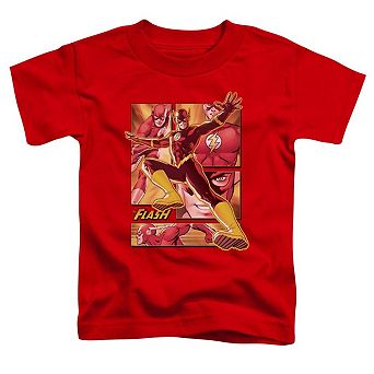 Justice League of America Flash Short Sleeve Toddler T-Shirt