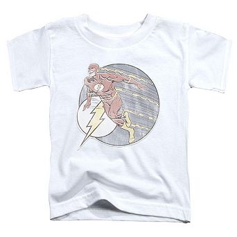 DC Comics Flash Retro Flash Iron On Short Sleeve Toddler T-Shirt