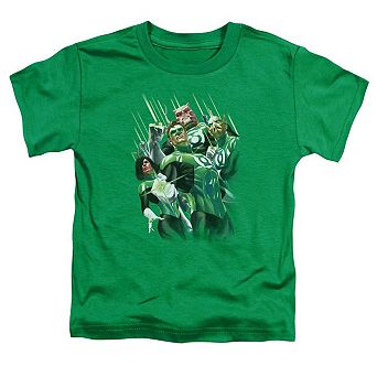 Green Lantern Power Of The Rings Short Sleeve Toddler T-Shirt