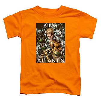 Justice League of America King Of Atlantis Short Sleeve Toddler T-Shirt