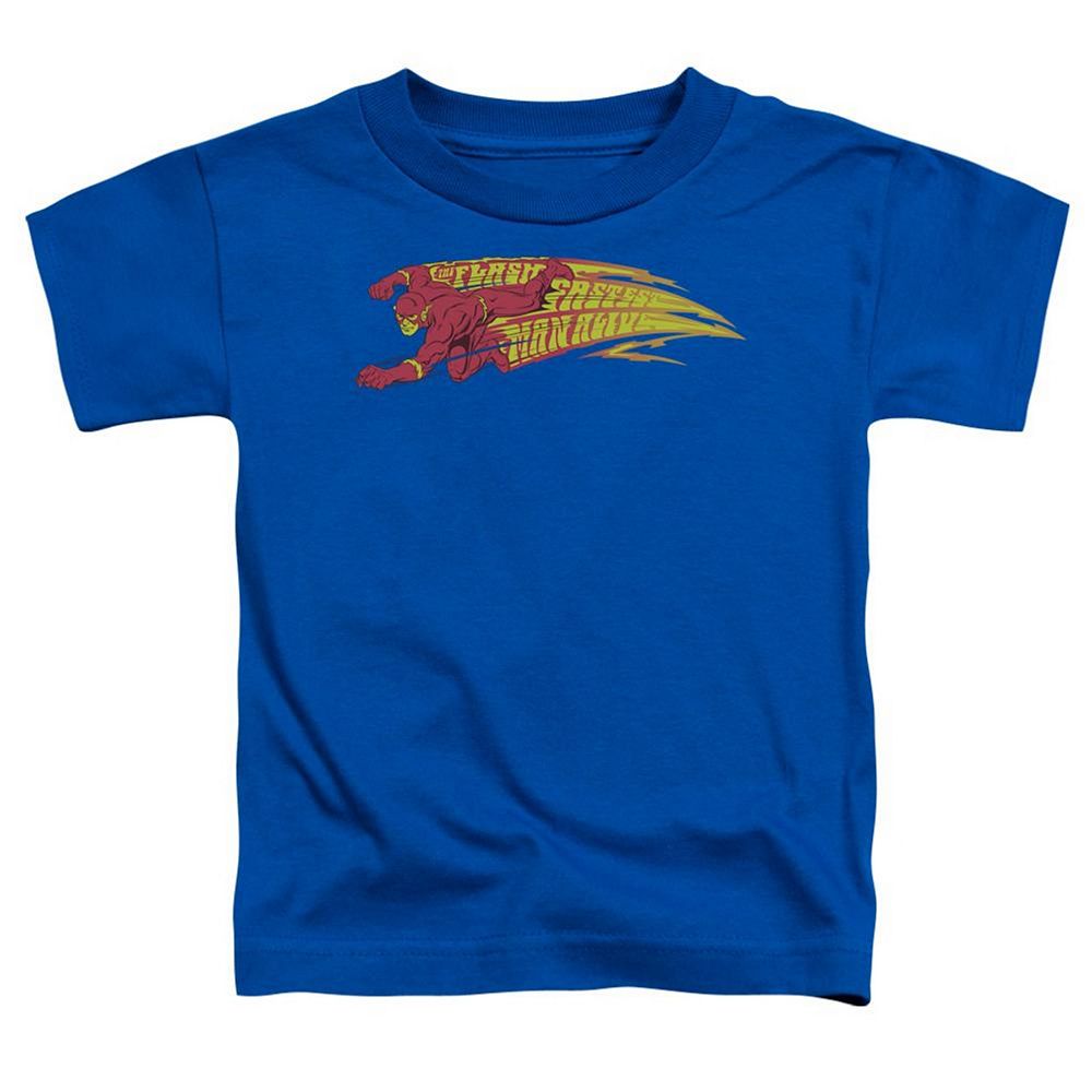 Logoshirt T-Shirt Flash Uomo Slim Fit - 'Fastest Man Alive' - Quasi Bianco - Ufficiale DC Comics - 2