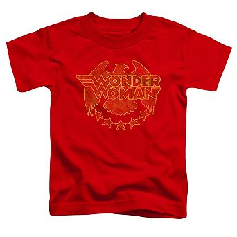 DC Comics Wonder Woman Eagle Short Sleeve Toddler T-Shirt